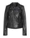 Schott N.y.c. Schott N. Y.c. Woman Jacket Black Size M Lambskin