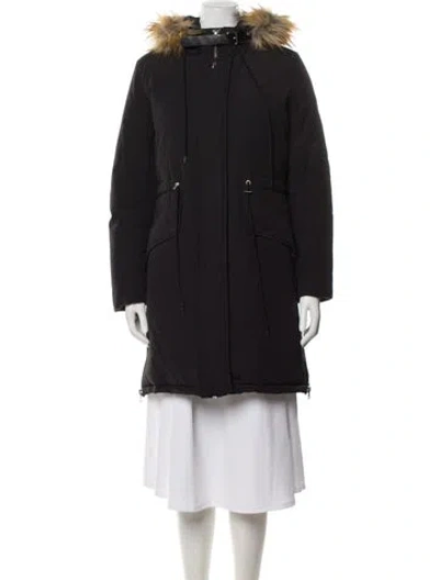 Pre-owned Schott Parka In Black
