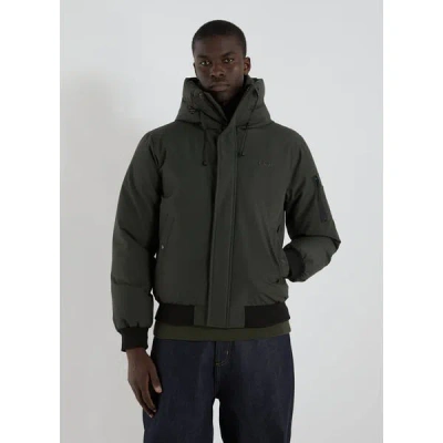 Schott Parka Unie À Capuche In Gray