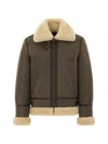 SHEARLING-LINED LEATHER JACKET