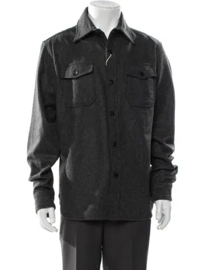 Pre-owned Schott Utility Jacket In Gray