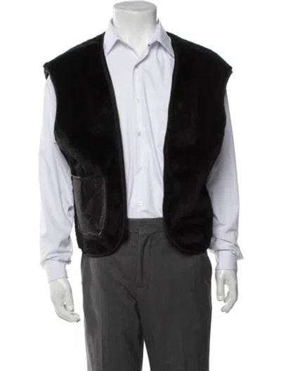 Pre-owned Schott Vest In Black