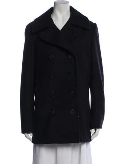 Pre-owned Schott Wool Jacket In Blue