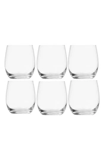 Schott Zwiesel Banquet Set Of 6 Old Fashioned Glasses In Transparent