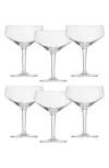Schott Zwiesel Basic Bar Set Of 6 Cocktail Glasses In Transparent
