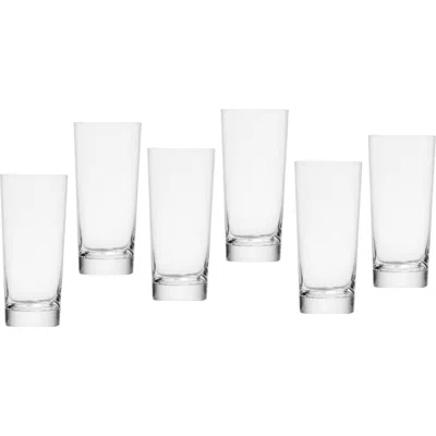 Schott Zwiesel Basic Bar Set Of 6 Long Cocktail Glasses In Transparent