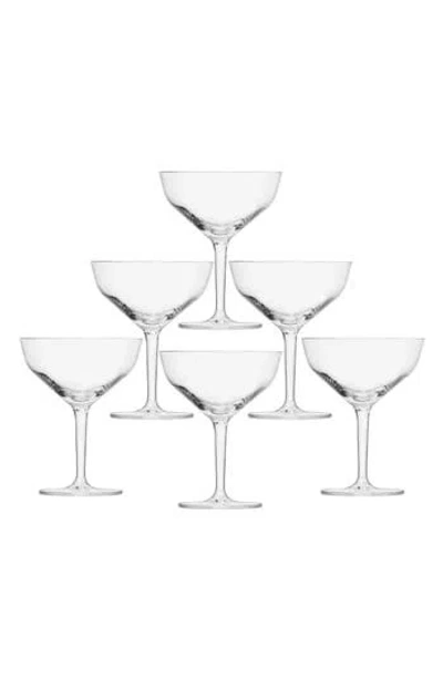 Schott Zwiesel Basic Bar Set Of 6 Martini Glasses In Transparent