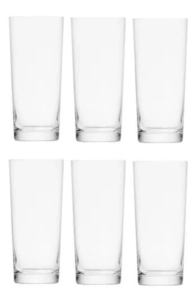 Schott Zwiesel Basic Bar Set Of 6 Soft Drink Glasses In Transparent