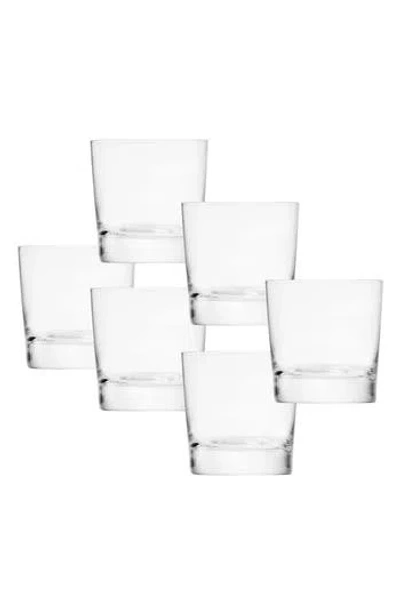 Schott Zwiesel Basic Bar Set Of 6 Whiskey Cocktail Glasses In Transparent