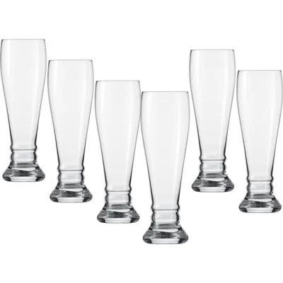 Schott Zwiesel Beer Basic Set Of 6 Bavaria Beer Glasses In Transparent