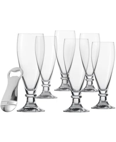 Schott Zwiesel Beer Lovers 7-piece Gift Set In Clear