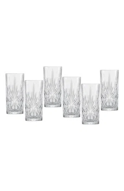 Schott Zwiesel Classico Set Of 6 Iced Beverage Glasses In Transparent
