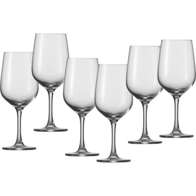 Schott Zwiesel Congresso Set Of 6 Red Wine Glasses In Transparent