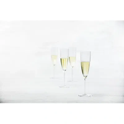 Schott Zwiesel Era Crystal Glass, 7 Oz. Champagne (set Of 4), Clear