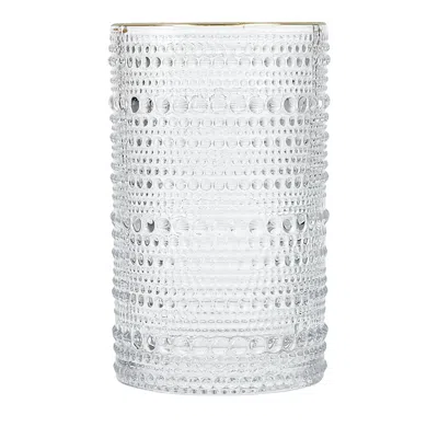 Schott Zwiesel Fortessa Jupiter Clear Gold Rim Ice Beverage Glass, Set Of 6