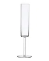 Schott Zwiesel Glas Tritan Modo Set Of 4 Champagne Flutes In Transparent