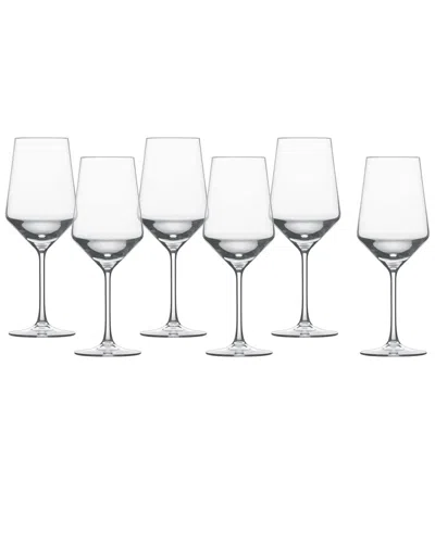 Schott Zwiesel Glass Pure Tritan Crystal Cabernet/all-purpose Wine Glasses  (set Of 6) In Transparent