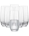 Schott Zwiesel Glass Pure Tritan Crystal Cocktail Tumbler Glasses (set Of 6) In Transparent