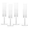 Schott Zwiesel Modo Champagne Flute, Set Of 4 In Transparent