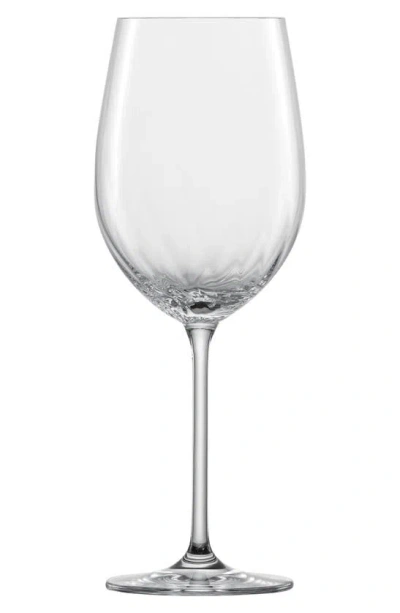 Schott Zwiesel Prizma Set Of 6 Bordeaux Wine Glasses In Transparent