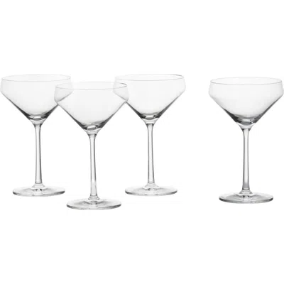SCHOTT ZWIESEL SCHOTT ZWIESEL PURE SET OF 4 MARTINI GLASSES