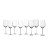 Schott Zwiesel Pure 8-piece Sauvignon Blanc & Cabernet Glass Set In Clear