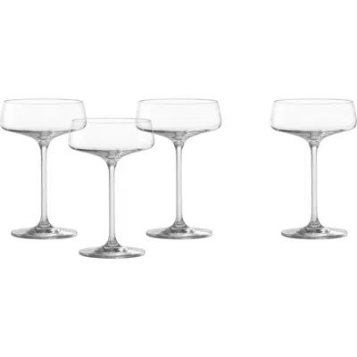 Schott Zwiesel Sensa Set Of 4 Coupé Cocktail Glasses In Transparent