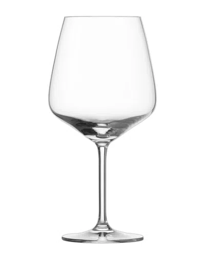 Schott Zwiesel Set Of 4 Tulip Crystal Burgundy Glasses In Transparent