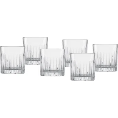 Schott Zwiesel Set Of 6 Double Old Fashioned Cocktail Glasses In Transparent