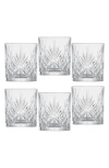 Schott Zwiesel Show And Stage Set Of 6 Double Old Fashioned Glasses In Transparent