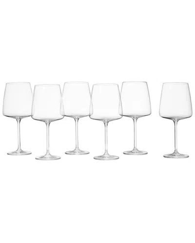 Schott Zwiesel Tritan Sensa Set Of 6 Wine Glasses In Transparent
