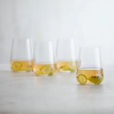SCHOTT ZWIESEL VERVINO STEMLESS WINE TUMBLER, SET OF 4