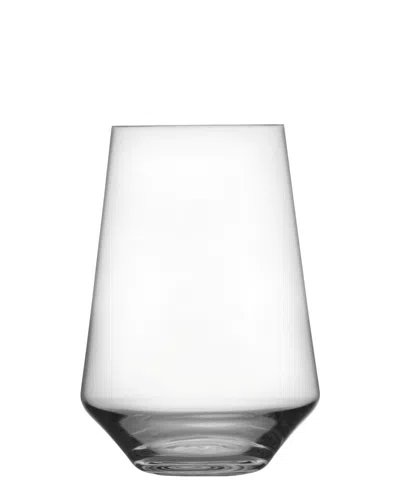 Schott Zwiesel Zwiesel Glas Pure Stemless Wine Tumbler Bordeaux 18.5oz In Clear