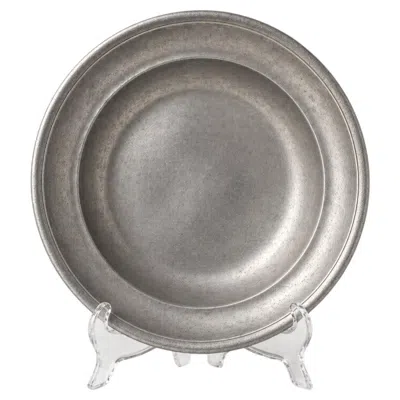 Pre-owned Schreuder & Olsson Pewter Centerpiece Bowl, Sweden, 1970s In Gray