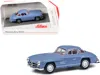 Schuco Mercedes Benz 300 Sl Blue With Red Interior 1/64 Diecast Model Car By