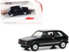 Schuco Volkswagen Golf Gti Black With Silver Stripes 1/64 Diecast Model Car By