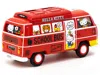 Schuco Volkswagen Type Ii (t2) Van Red "hello Kitty Capsule School Bus" "collab64" Series 1/64 Diecast Mode