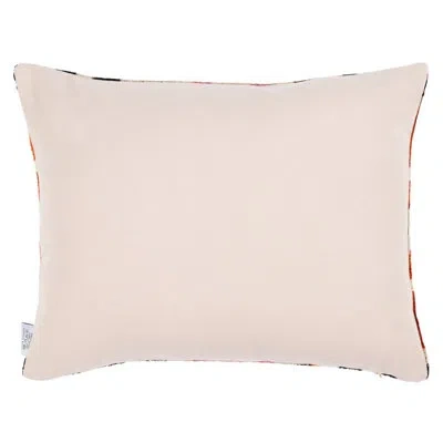 Schumacher Adana Silk Velvet Lumbar Pillow In Pink