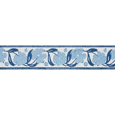 Schumacher Adra Hand Blocked Tape In Blue