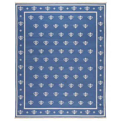 Pre-owned Schumacher Amagansett Rug In Indigo, 8x10' In Blue