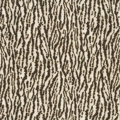 Schumacher Animaux Fabric In Bark