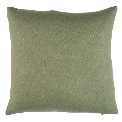 Schumacher Ashoka Pillow In Olive Green Floral