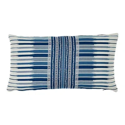 Schumacher Atchison Pillow In Blue
