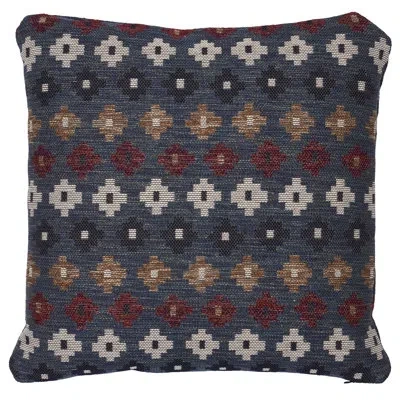 Schumacher Ayumi Performance Pillow In Denim