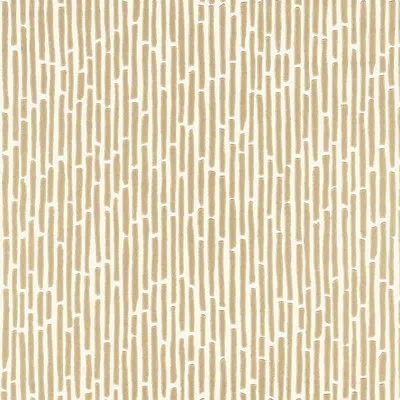 Schumacher Bamboo Wallpaper In Gold
