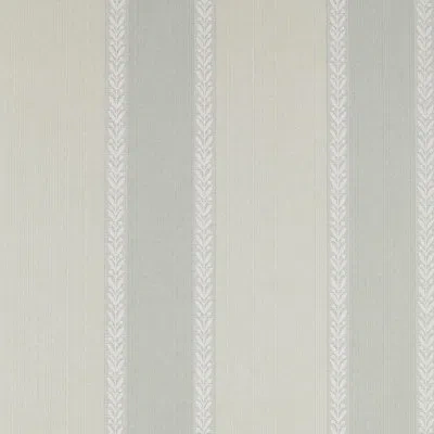 Schumacher Bayberry Stripe Wallpaper In Water Blue