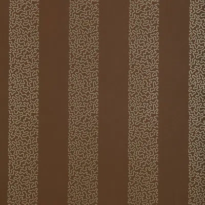Schumacher Beekman Stripe Wallpaper In Truffle