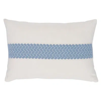 Schumacher Berkeley Pillow In Blue