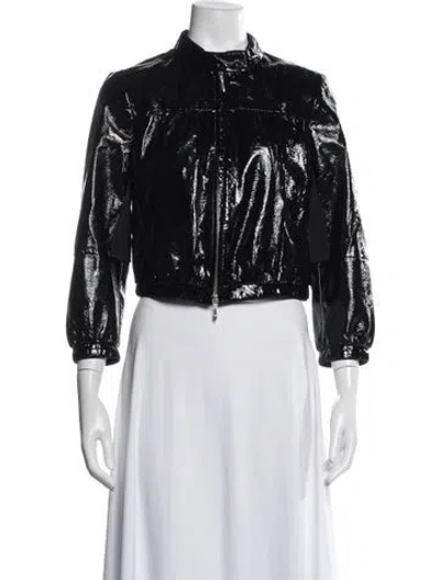 Pre-owned Schumacher Bomber Jacket In Black