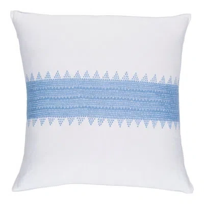 Schumacher Chamula Pillow In Sky,white